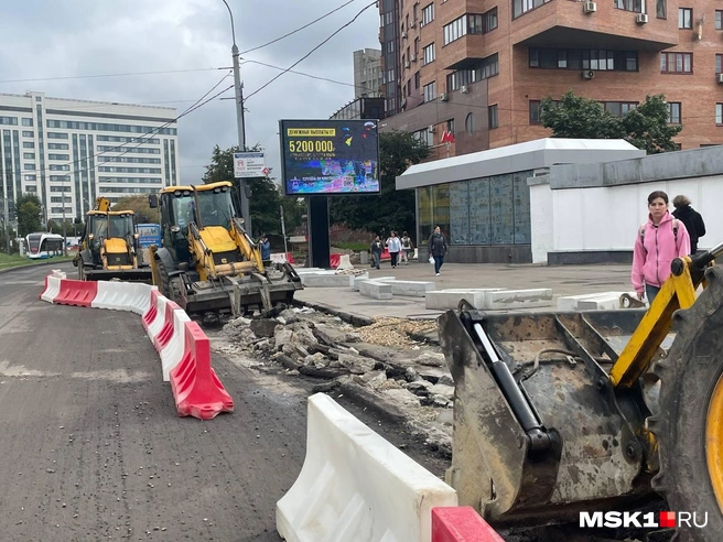 В центре Москвы началось масштабное благоустройство | Источник: Вера Борисова MSK1.RU