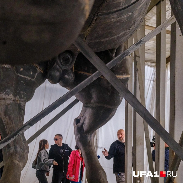 Ремонтировать скульптуру будут ещё год | Источник: Булат Салихов / UFA1.RU