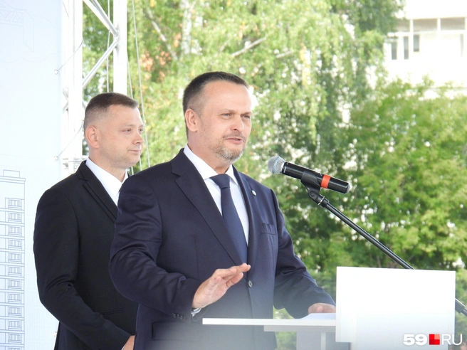 Министр транспорта России Андрей Никитин отметил важность нового участка дороги | Источник: Кирилл Хафизов / 59.RU