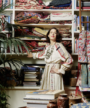 Дом текстильного дизайнера Натали Фарман-Фармы в Лондоне
