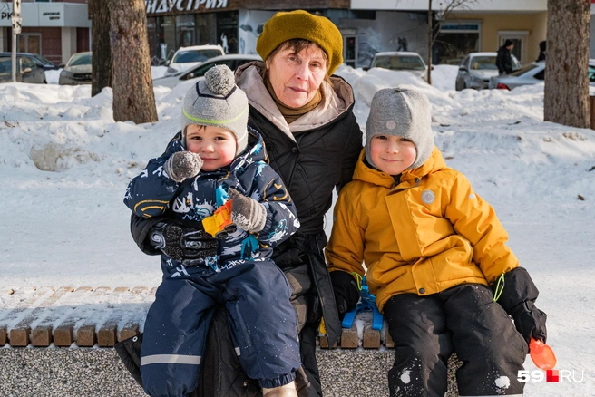 Для Валентины главные подарки — это ее внуки | Источник: Тимофей Калмаков / 59.RU