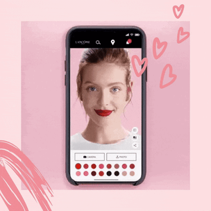 Удобный шопинг: на сайте Lancome можно примерить макияж перед покупкой
