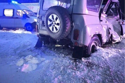 В Воронежской области УАЗ спровоцировал ДТП с автобусом