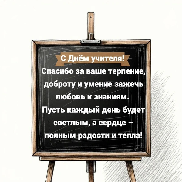 Открытка ко Дню учителя, поздравление ко дню учителя, поздравление ко дню учителя от класса, красивое поздравление ко дню учителя, оригинальное поздравление ко дню учителя, Какого числа День учителя, открытки ко дню учителя, поздравление с днем учителя | Источник: Шедеврум