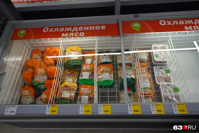 Половина холодильника пустует | Источник: Роман Данилкин / 63.RU