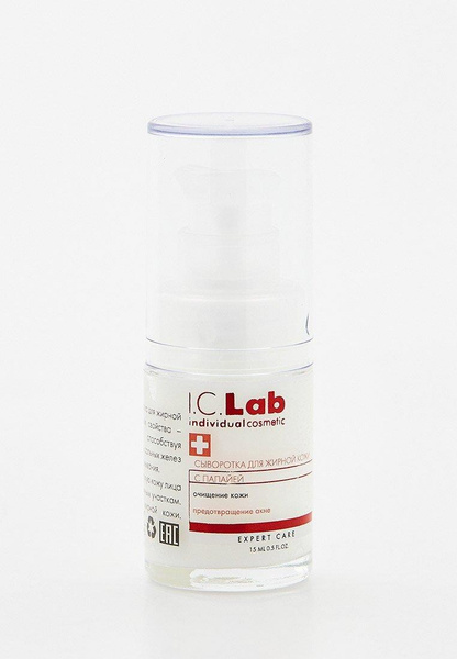 Сыворотка для жирной кожи лица с папайей — очищение кожи и предотвращение акне I.C.Lab Individual cosmetic 15 мл