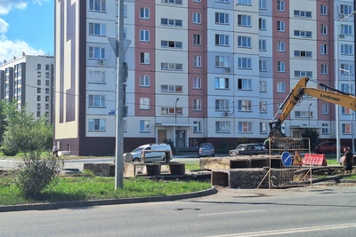 В Кургане из-за ремонта теплосетей перекрыты выезды из 7-го микрорайона
