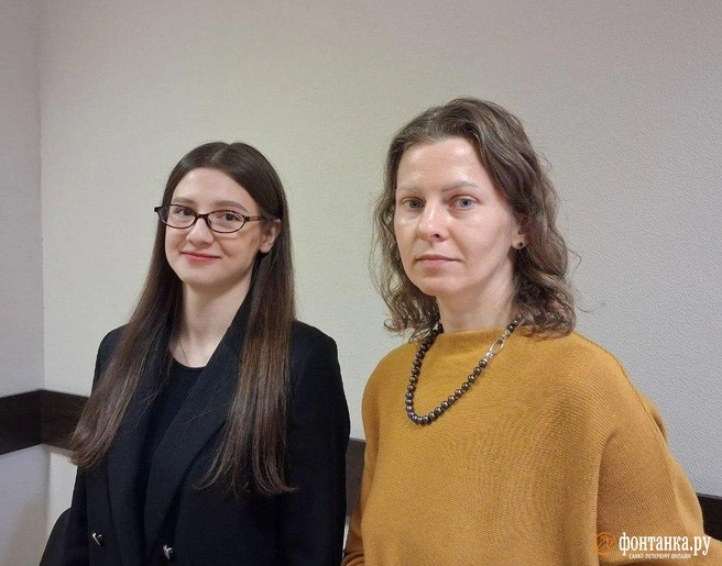 Екатерина Медведева и Светлана Пичугова в последний день судебного разбирательства | Источник: Анна Мотовилова / FONTANKA.RU