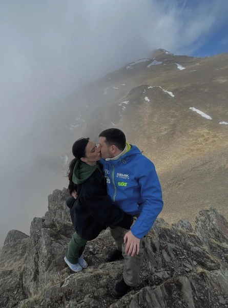 Ольга Серябкина с супругом