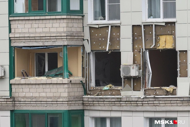 В результате ЧП пострадали три квартиры | Источник: Артем Устюжанин / MSK1.RU