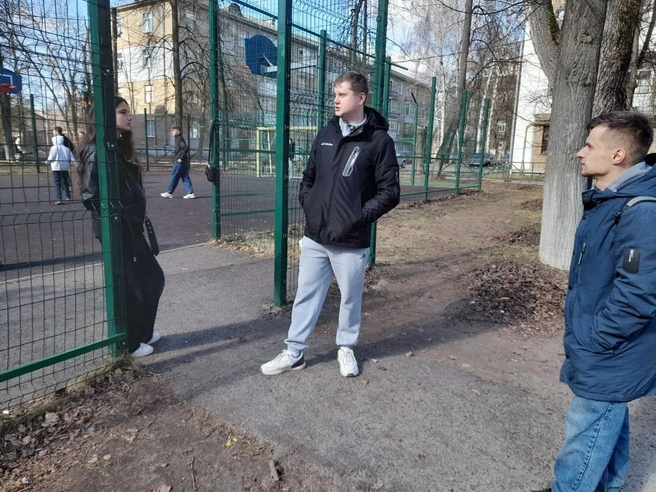 Теперь жители могут наслаждаться обновленной спортивной площадкой | Источник: АО «Управдом Красноперекопского района»