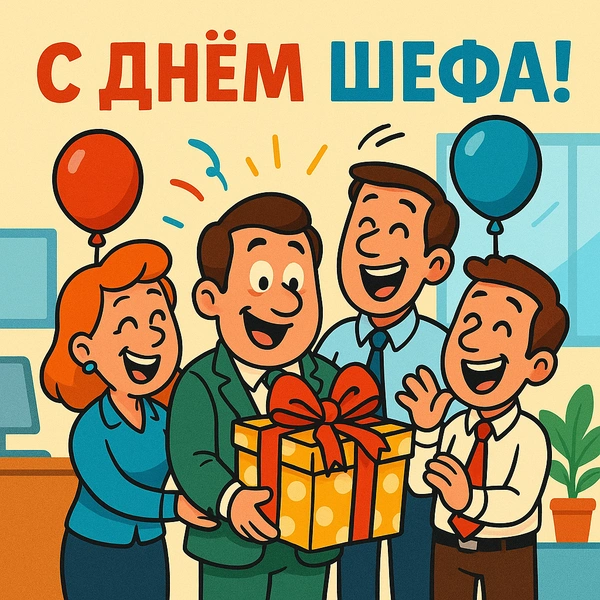 день шефа, день босса, открытка день босса, день босса картинка, день шефа открытка, открытки с днем шефа мужчине, картинка день шефа, день шефа прикольные картинки | Источник: theDay/DALL-E