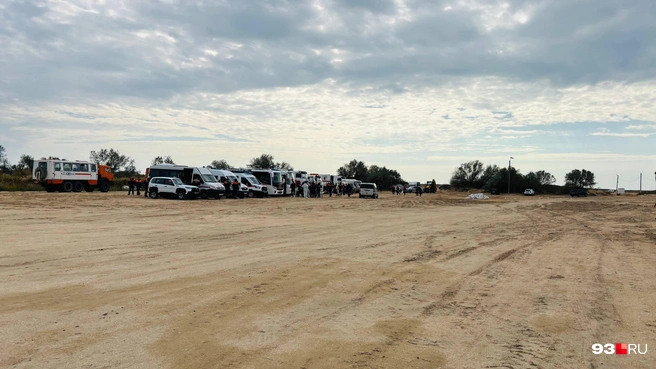 Штаб МЧС в Благовещенской | Источник: Никита Зырянов / 93.RU