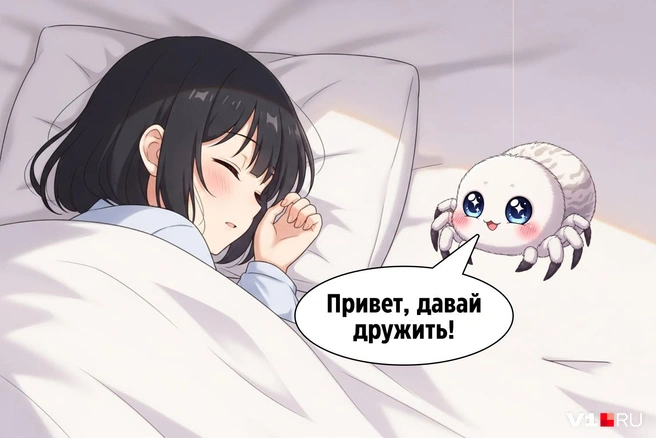 Желание паука подружиться с человеком может плохо кончиться для них обоих | Источник: Юрий Скулыбердин / Городские медиа