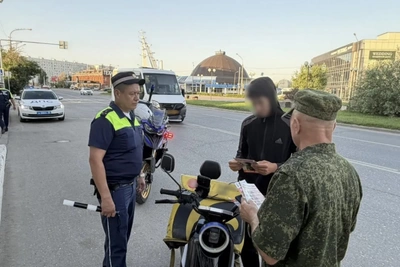 Госавтоинспекция и казаки провели рейд в Астраханской области