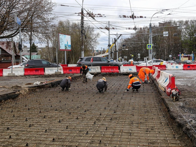 Горожане надеются на скорое завершение работ | Источник: Наталья Бурухина / NN.RU