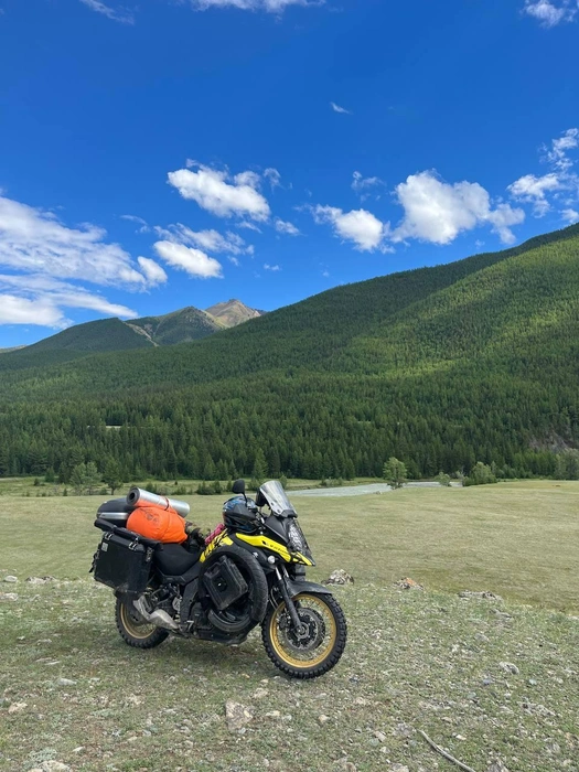 Кусочек горного Алтая | Источник: «Nomade ADV» / Telegram