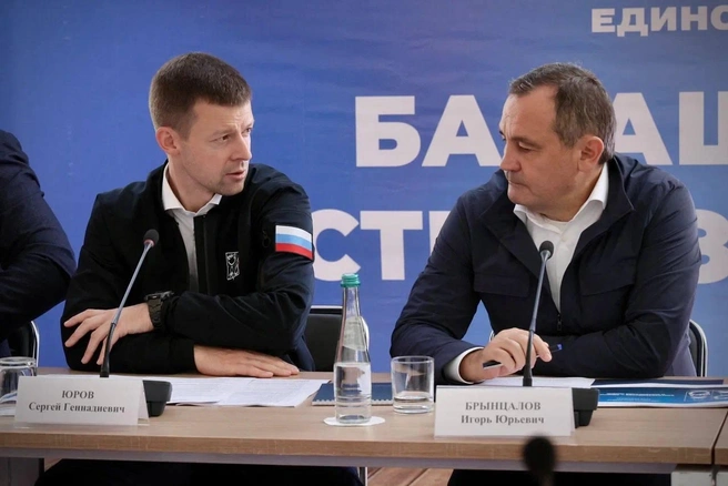 Сергей Юров и Игорь Брынцалов на контроле благоустройства Вишняковского лесопарка | Источник: Сергей Юров / T.me