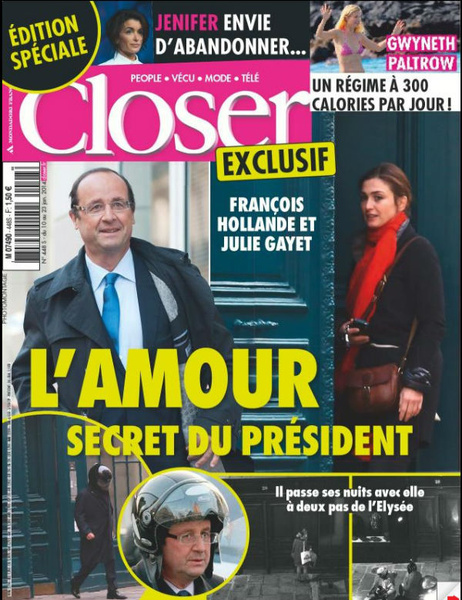 Специальный выпуск журнала о личной жизни Франсуа Олланда