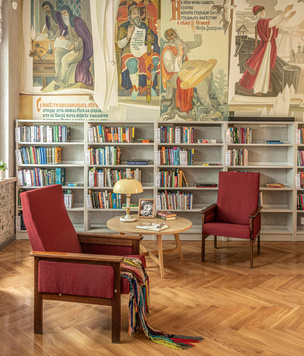 Обновленный интерьер городской библиотеки в Апатитах
