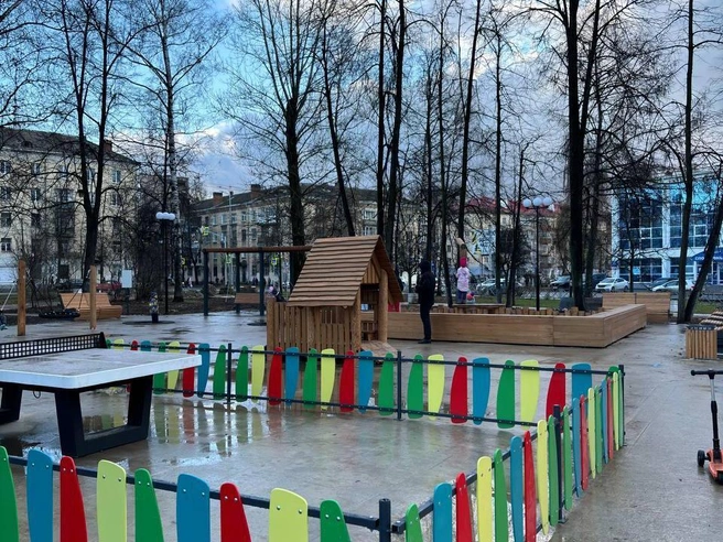 Столы для настольного тенниса в парке | Источник: читатель 76.RU