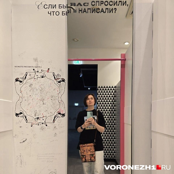 Куда же без фото в зеркале, тем более если это задумка художника | Источник: Ирина Булгакова / Voronezh1.ru