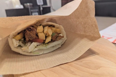 Closed Greek grill-bar in Krasnoyarsk center up for sale