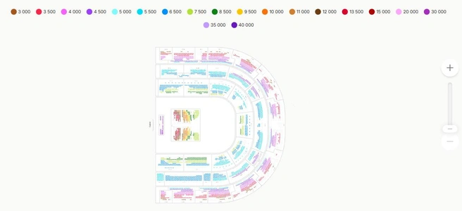 Самые дорогие билеты стоят 40 тысяч рублей | Источник: ekb.kassir.ru