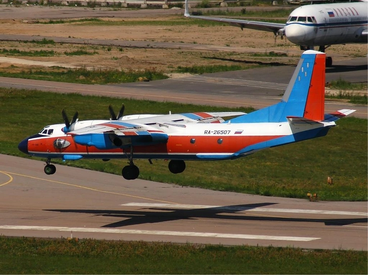 Ан-26 авиакомпании «СкайТест» | Источник: Pavel Adzhigildaev