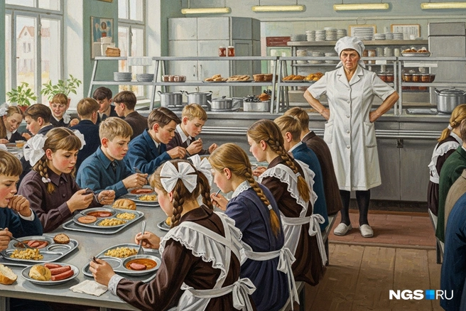 Тамара Иванютина устроила в школьной столовой настоящий террор | Источник: Юрий Орлов / Городские медиа