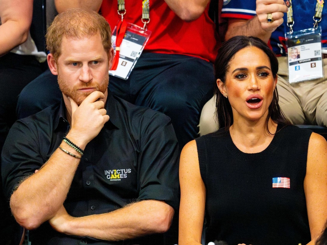 Гарри и Меган на четвертый день «Игр непокоренных» в Дюссельдорфе, 13 сентября 2023 | marieclaire.ru