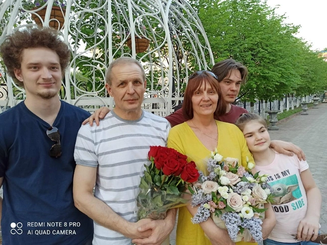 Сергей Радьков с семьей | Источник: Из архива Сергея Радькова