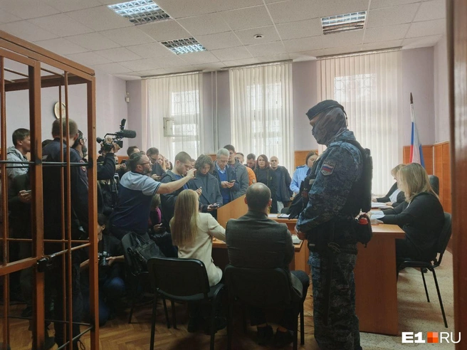 На процесс пришло много прессы | Источник: Анастасия Копыркина / E1.RU