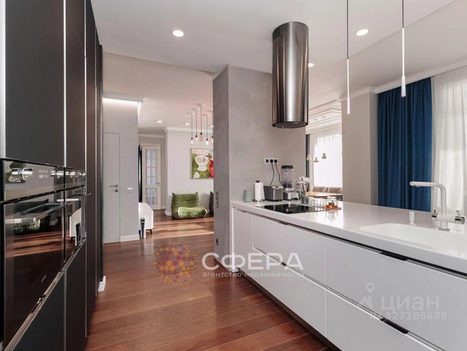 Площадь кухни составляет 18,9 квадратных метра. | Источник: агентство недвижимости «Сфера»/N1