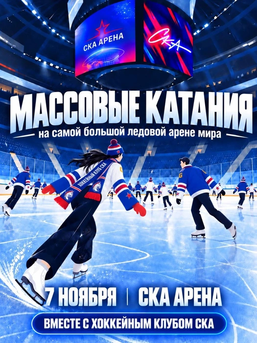 Петербуржцев впервые пустят на главный лед «СКА Арены» | Источник: «СКА Арена»