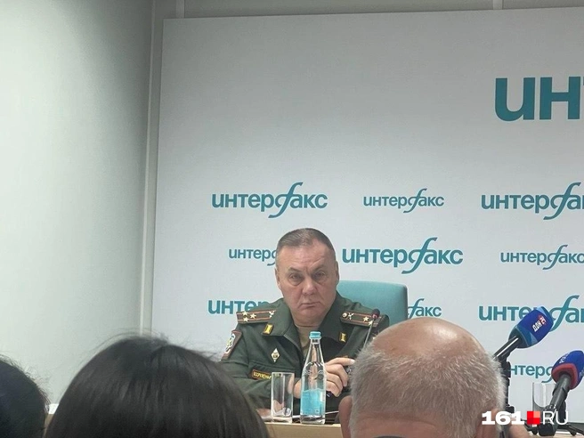 Военком Ростовской области Игорь Егоров | Источник: Алина Заярная / 161.RU