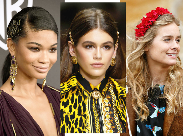 Фото №1 - Заколки, ободки и резинки: самые модные украшения для волос нового сезона