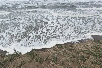 В Красногорске море размывает берег у жилых домов