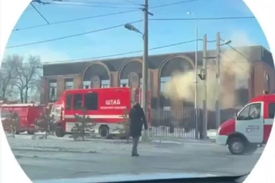 В Волгограде загорелся банный комплекс «Те самые бани»