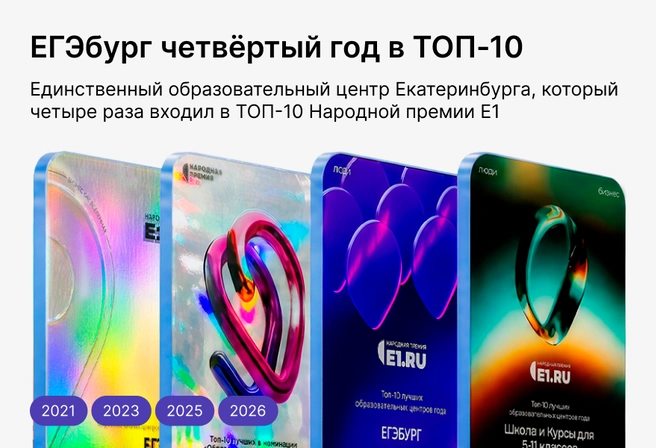 ЕГЭбург&nbsp;— заслуженный многолетний выбор жителей Екатеринбурга, что неудивительно, ведь здесь учатся дети из 92% школ города | Источник: Ирина Калмыкова