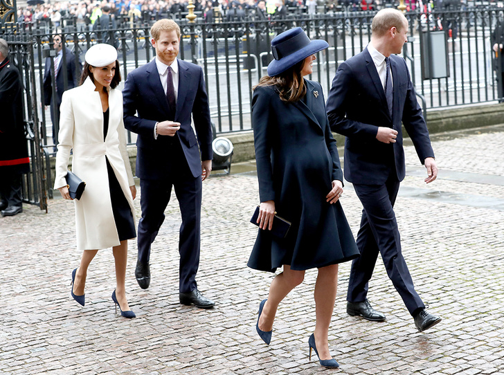 Как Кейт и Меган скоординировали наряды с другими членами королевской семьи