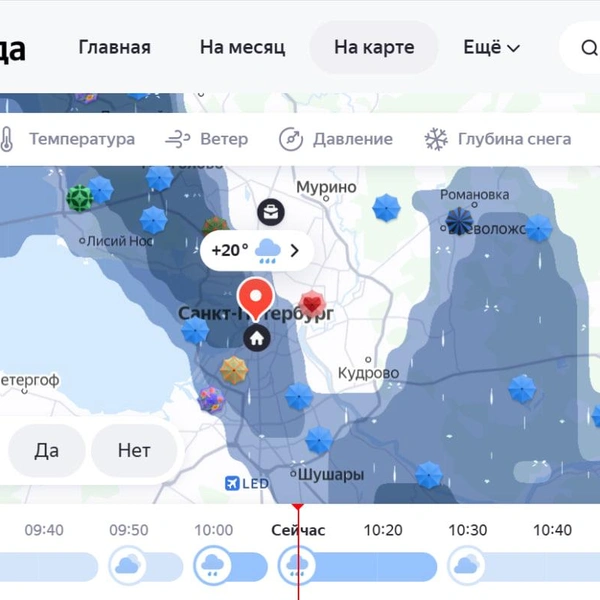 Дождь накрыл Петербург. МЧС предупреждает о грозах и граде | www.fontanka.ru