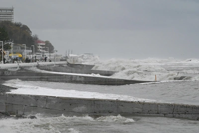Cyclone triggers landslides and mudflows in Sochi