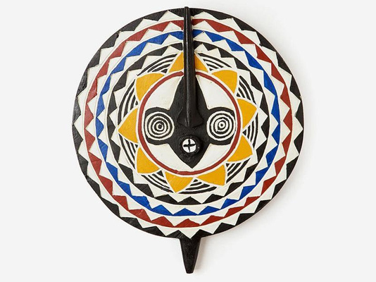 Скульптура Aadoo Sun Mask, African Modern.
