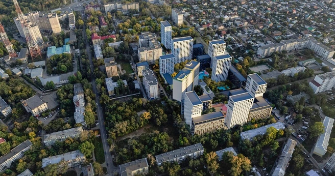 Вид на квартал с высоты птичьего полета | Источник: АНО «Комплексное пространственное развитие Самарской области»