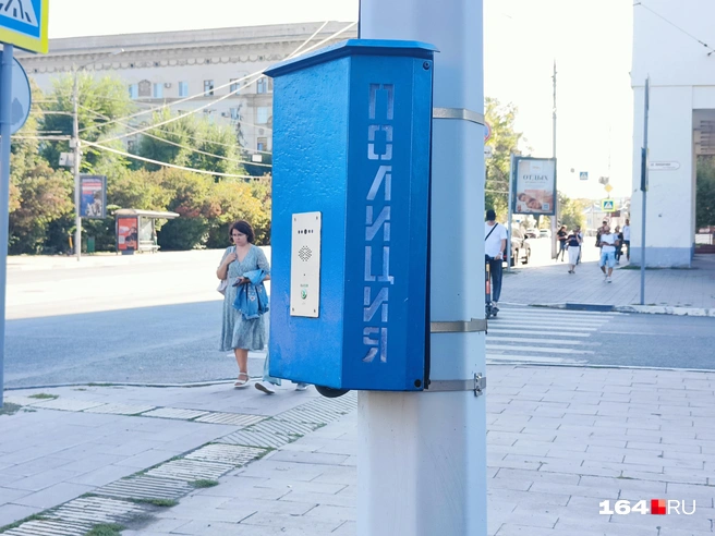 Видимо, через эти аппараты можно вызвать полицию. Такое нужно в каждом городе | Источник: Антон Васильченко / 164.RU