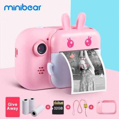 Детская камера с мгновенной печатью Minibear