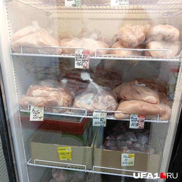 Продукты в этом магазине&nbsp;— одного бренда | Источник: Дилара Лотфуллина / UFA1.RU