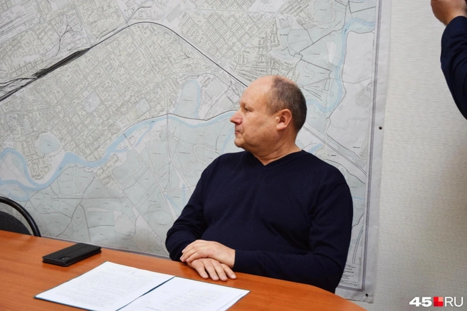 Председатель регионального отделения политической партии «Справедливая Россия&nbsp;— Патриоты&nbsp;— За правду» Валерий Державин | Источник: Юлия Король / 45.RU
