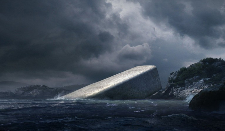 Подводный ресторан в Норвегии фото [4]